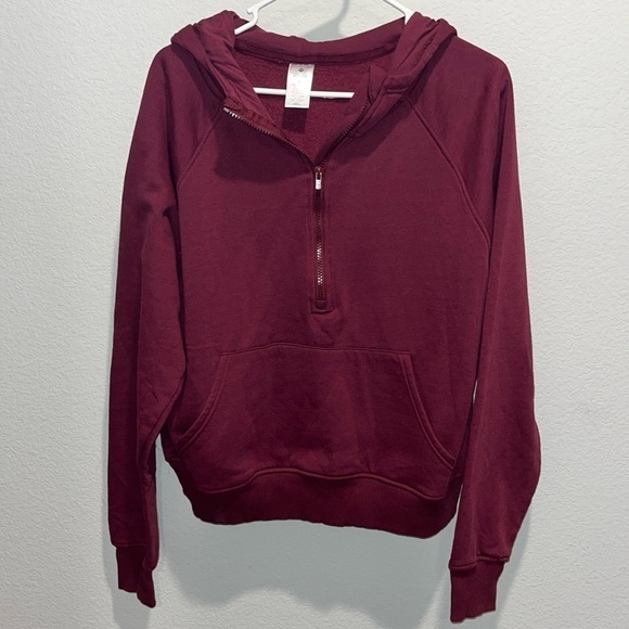 Sweaters - Ribbed Half Zipped Hoodie Women’s Large